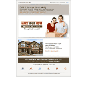 Make Your Move consumer campaign financing event